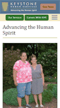 Mobile Screenshot of keystonehumanservices.org